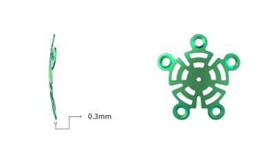 (IMAGE 4) LEFORTE NEURO 0.3 Ultra Low Profile Plate